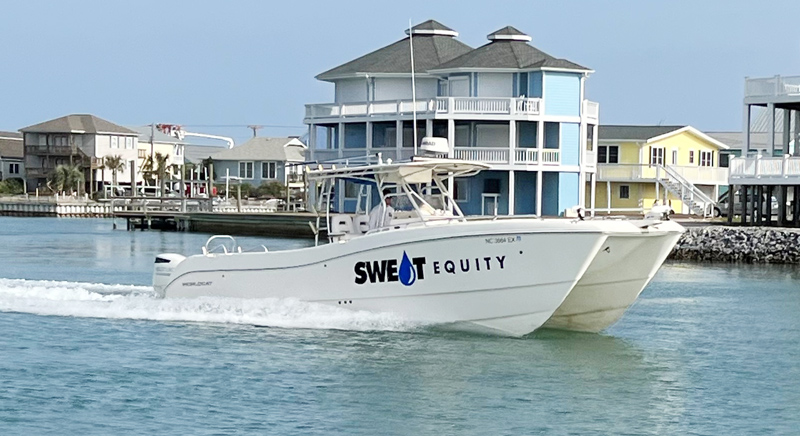 Sweat Equity 33 foot with Captian Nelson Drummond