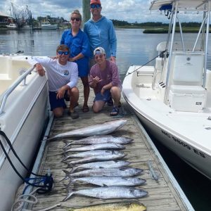 Full-day fishing tour bounty